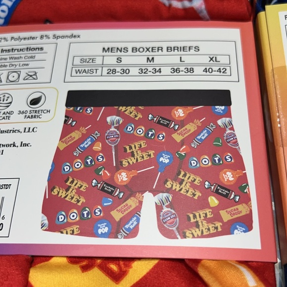 New Two Pair Tootsie Pops Men’s XLarge “It’s Owl Good” Life is Sweet Boxer Brief - Picture 7 of 12